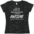 thumbnail image 3 of Inktastic Yeah My Great Grandson Is Pretty Awesome Women's T-Shirt, 3 of 5