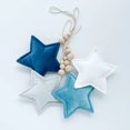 thumbnail image 3 of Estrella moldeada colgante del terciopelo de la sublimación con la estrella del terciopelo de los ornamentos de Navidad del árbol de la decoración, 3 of 3