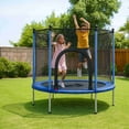 thumbnail image 1 of Trampolín Infantil Yei Bandi 55 Pulgadas Con Malla De Seguridad Acero Reforzado Para Niños, 1 of 6