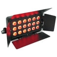 thumbnail image 2 of Chauvet SlimBANK Q18 ILS RGBA Eye Candy Wash Light+Barn Doors+D-Fi Transceiver, 2 of 12
