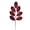 Burgundy, variant on Vickerman 27" Artificial Cerise Glitter Leaf Christmas Spray, 4 per bag