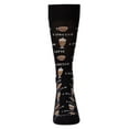 thumbnail image 7 of MeMoi Coffee Time Men's Bamboo Blend Novelty Crew Sock - Mens - Male, 10-13, Black, 7 of 7