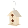 thumbnail image 1 of DOLITY Backyard Wooden Bird House Feeding Nest for Wren Style2, 1 of 6