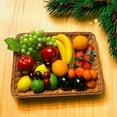 thumbnail image 3 of 27pcs Fake Mixture Fruits for Home Decor, Artificial fruit Decorations, Faux Artificial Lemon Grapes Banana Orange Red Apple Black Plum fake strawberry plastics cherry, 3 of 3