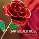 thumbnail image 4 of Moyic Flor de rosa chapada en oro de 24 quilates Flor pintada Real Rose Artesanía hecha a mano Día de San Valentín Día de la madre Artesanía Kits de decoración para fiestas Moyic HA020325-00, 4 of 6