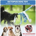 thumbnail image 3 of Prime Pets Dog Toys for Large Dogs, 27" Extra Large Plush Crinkle Squeaky Dog Toys, Tie-dye Blue Octopus, 3 of 8