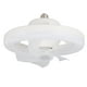 thumbnail image 2 of Luz de ventilador de techo con rotación de 360 ​​grados, lámpara LED regulable E27 ajustable, 5 aspas, 48W con control remoto para garaje, 85-265V, 2 of 10
