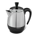 thumbnail image 1 of Farberware Electric Coffee Percolator, FCP240, Stainless Steel Basket, Automatic Keep Warm, No-Drip Spout, 4 Cup, 1 of 5