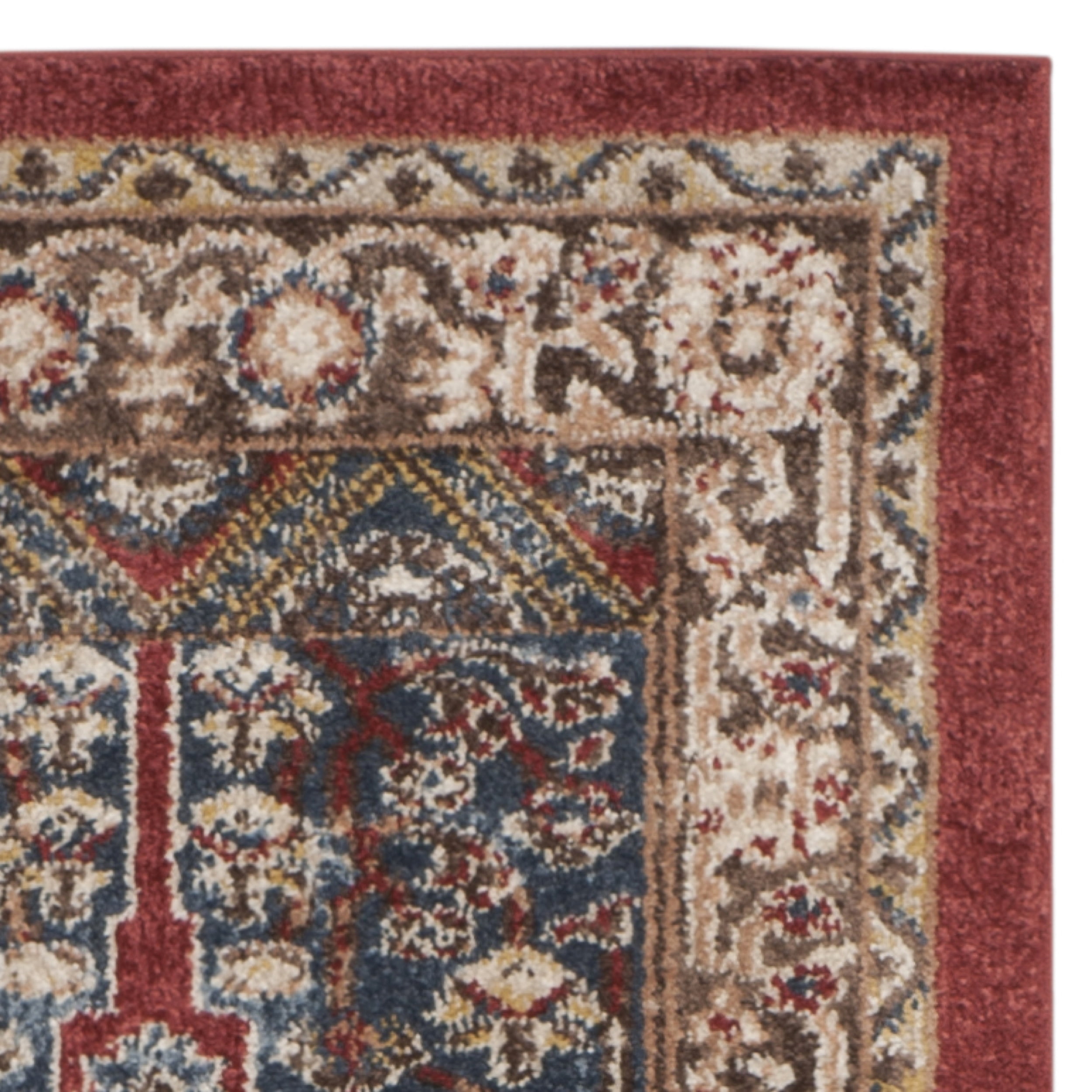 SAFAVIEH Bijar Kagan Traditional Runner Rug, Royal/Brown, 2'3" x 12'