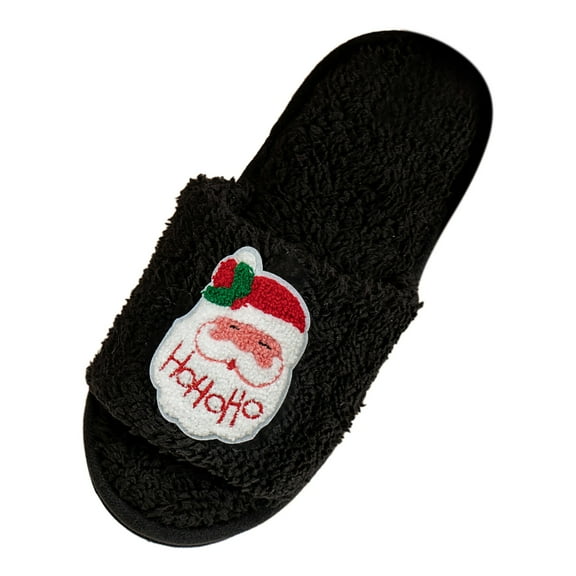 Christmas Slippers House Shoes for Women Fluffy Soft Cozy Bedroom Cartoon Plush Cute Slippers for Indoor Outdoor Use