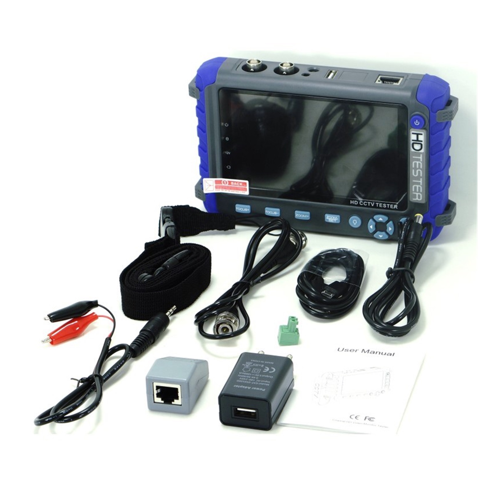 8MP AHD TVI 8MP CVI CVBS IV8C 5" LCD CCTV Tester Monitor Multifunctional Professional Testing Camera Test Tool ,Full Features Tester