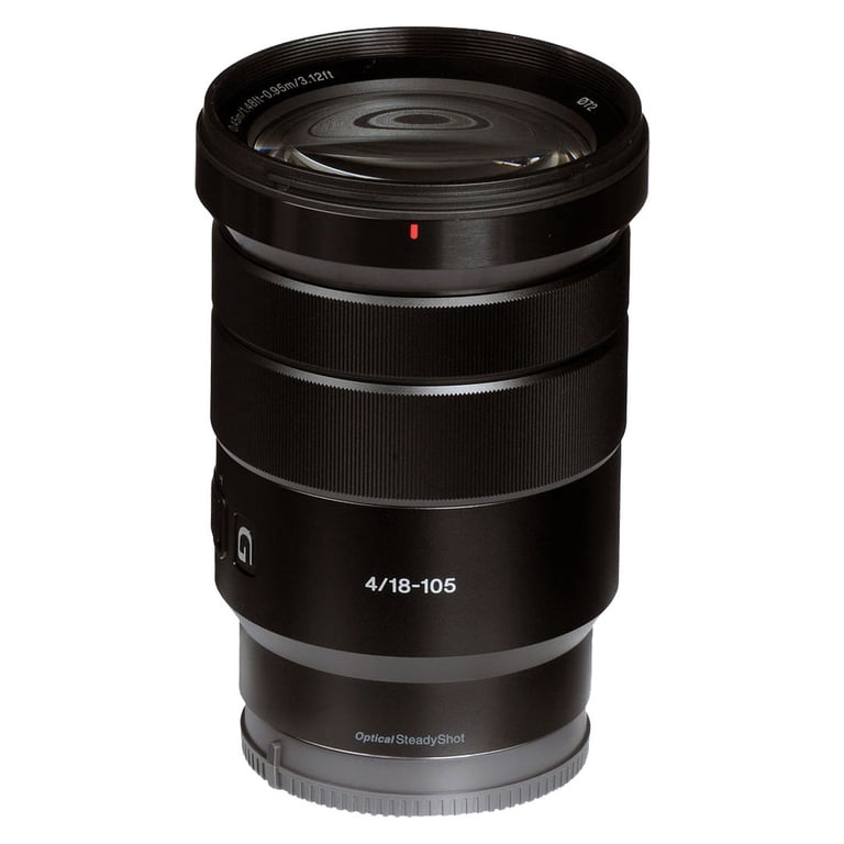 Sony E PZ 18-105mm f/4 G OSS Lenswith Wide angle + Filter Kit +