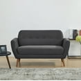 thumbnail image 4 of A&D Home Oakland Loveseat Sofa, Charcoal, 4 of 9