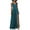 Green, variant on Kaemgyyd Wedding Guest Dresses for Women Sexy V Neck Spaghetti Strap Flowy Long Dresses Split Backless Party Evening Maxi Dress