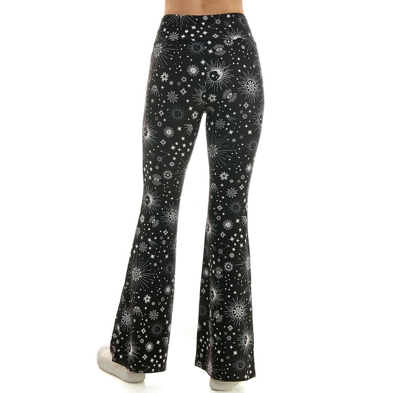 No Boundaries Juniors' Pull On Flare Pants, 32” Inseam, 2