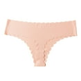 thumbnail image 1 of Clearance Sale 2025 Plus Size Intimates for Women for casual, Ladies Sports Briefs Seamless Breathable Rib Cotton Stretch Soft Low Rise Thong, Comfortable underwear for women, 1 of 2