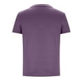thumbnail image 5 of ZRGHAOYLQ Color Block Shirts Mens Oversized Short Sleeve T-Shirts Casual Crewneck Shirt Tops with Pockets Plus Size Big Tall Pullovers, 5 of 5
