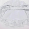 thumbnail image 4 of Zwiiyzr 2025 4-11Y Girl's Tiered Layer Shirred Skirts Casual Solid Color High Waisted Pleated Ruffle Flowy Elastic Skirts White, 4 of 5