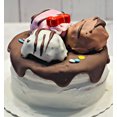 thumbnail image 4 of DEZICAKES Dog Sundae Birthday Cake- Bad to the Bone Dog Cake- Edible Puppy Party Crispy Cake- Handmade with Love- Perfect Dog Party Cake Boxed, Iced and Decorated, 4 of 9