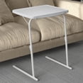thumbnail image 1 of Mesa Allpop Max - Bandeja de TV plegable y ajustable (56 x 44 x 74 cm), color blanco, 1 of 9