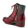 thumbnail image 7 of L’Artiste Marty Hand-Painted Leather Ankle Boots for Women – Cozy Flannel Lined Comfort Boot with Zipper Closure, 7 of 7