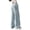 Blue, variant on CAIXIA Girls Wide Leg Jeans Straight Leg Stretch Denim Pants Elastic Wasit Elastic Y2k Trendy Trousers Trendy Pants Kids Clothes with Pockets
