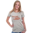 thumbnail image 4 of Too Lazy Ironic Halloween Costume Womens Slim Fit Graphic Tee Brisco Brands S, 4 of 5