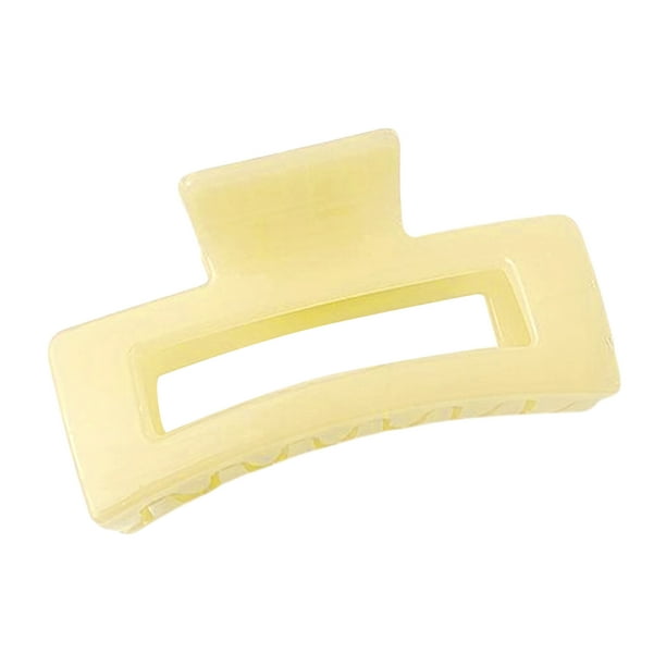 Pinzas de Cabello Salvador Garra de pelo para mujer amarillo