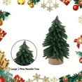 thumbnail image 4 of Christmas Tree Artificial Christmas Trees Desktop Miniature Christmas Trees Mini Pine Tree with Snow and Wood Base for Christmas Holiday Gift Party Home Tabletop Decor Home Decoration, 4 of 5
