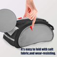 thumbnail image 4 of Bolsa de maletero para asiento trasero de bicicleta Bolsa de almacenamiento para bicicleta con correa para el hombro 1pc Negro Este producto solo incluye bolsa de carga para bicicleta TUNC Sencillez, 4 of 5