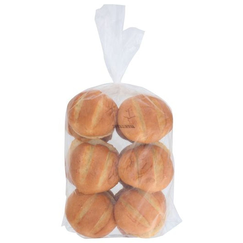 European Bakers Double Cut Potato Hamburger Sandwich Bun, 4 inch 8
