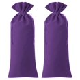 thumbnail image 2 of Bolsa de Vinos LongPouchPurple 2Pzas Morado 15x35cm Terciopelo Bolsa de Botella., 2 of 2
