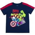 thumbnail image 2 of Avengers Marvel and Spiderman Superhero Shirts 3-Pack for Boys and Toddlers, 2 of 4