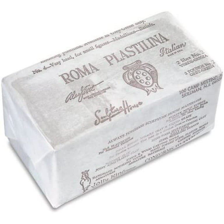 Roma 3 - Roma Plastalina - 40 lb case - Grey Green - Medium - Firm