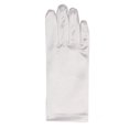 thumbnail image 2 of Short Satin Gloves For Communion Easter Pageant Wedding Flower Girl Dress SHORT GLOVES White 4-7, 2 of 2