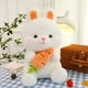 thumbnail image 2 of Muñeco de peluche con dibujos animados de conejo blanco suave, 40 cm, 2 of 2