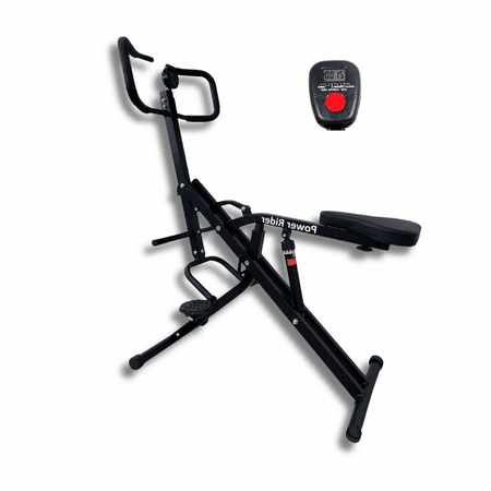 Total Crunch Power Rider for Abs and Glutes - Innovative Squat Machine for Ultimate Core and Gluteal Workout