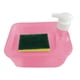 thumbnail image 4 of Dispensador de jabón y estropajo, dispensador de jabón para lavavajillas, jabón para platos Rosa, 4 of 9