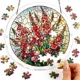 thumbnail image 6 of Acrylic Jigsaw Puzzle Suncatcher-Galactic Colorful Birds, Stained Glass Window Hanging, Home Decor Creative Mom Gifts, Birthday Gifts for Women,Wife, Sisters, Aunt, Besties 7.4in, 6 of 6