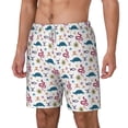 thumbnail image 2 of Uemuo Sea Turtle Pattern Mens Swim Trunks Quick Dry Board Shorts with Mesh Lining, Stretch Beach Shorts Quick Dry No-Chafing Board Shorts-X-Large, 2 of 9