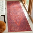 thumbnail image 2 of SAFAVIEH Classic Vintage Ivonette Overdyed Border Cotton Runner Rug, Red, 2'4" x 8', 2 of 8