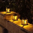 thumbnail image 3 of Vintage Style Solar Powered Lantern Solar Garden Light with Vivid Fire,Decorative Lanterns (Set of 1), 3 of 3