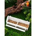 thumbnail image 3 of 1pc Hanging Dual-Compartment Feeder With Large Capacity For Parrots, Bird Cage Accessory Suitable For All Seasons, 3 of 5
