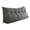 Black, variant on Headboard Pillow , Triangle Pillows for Headboard, Head Board Backrest Wedge Pillow for Reading Sitting Working, Daybed Pillows with Removable Cover for Bed Dorm Sofa
