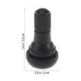 thumbnail image 4 of 8 Pcs Tiges de Pneus en Caoutchouc Noir TR-412, 4 of 8