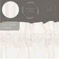 thumbnail image 3 of VHC Brands Simple Life Flax Cotton Linen Window Panel Set, White (2 Panels), 3 of 8