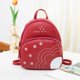thumbnail image 2 of Mini Mochila Para Mujer, Moda Informal Con Estampado De Flores, Paquete De Cuero Pu, Bolsa De Teléfono De Color Sólido Para Acampar Al Aire Libre, Viajes, Compras sonducket AP006181-04, 2 of 2
