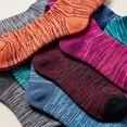 thumbnail image 2 of Tipi Toe Women's Comfortable Ribbed Crew Socks – Classic & Bright Colors for Daily Wear (12 Pairs), 2 of 5