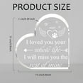 thumbnail image 2 of 5.9in Memorial Gifts for Loss of Dog Cat Paw Print Wings Acrylic Heart Plaque Pet Memorial Ornament Dog Remembrance Sympathy Gift Heart Keepsake for Bedroom Desk Decor, 2 of 9