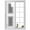 Gray, variant on Sage Green Gradient Squares Window Privacy Film, Softness Layers Zen Geometric Frosted Glass Window Clings Static Cling UV Heat Blocking Reusable Door Sticker for Bathroom 17.7 x 39.3 Inch